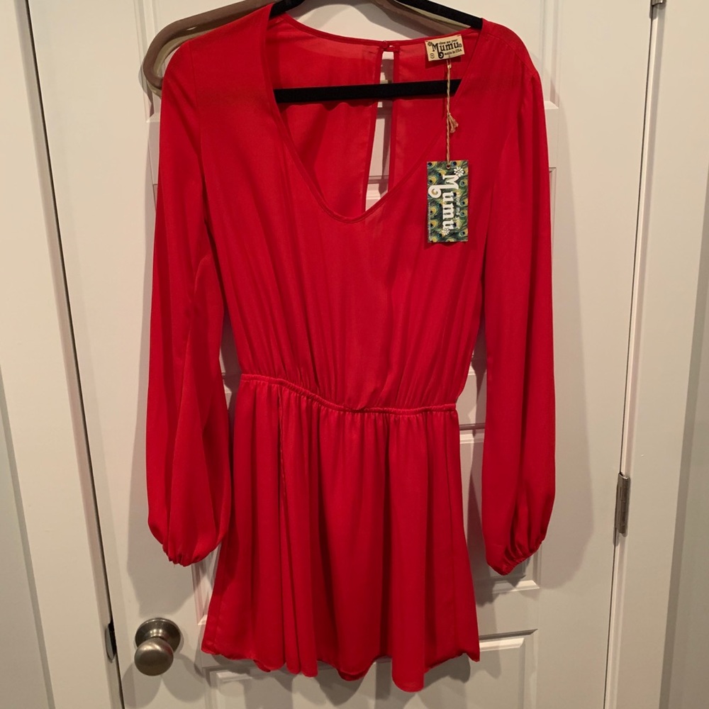 Red Show Me Your Mumu dress